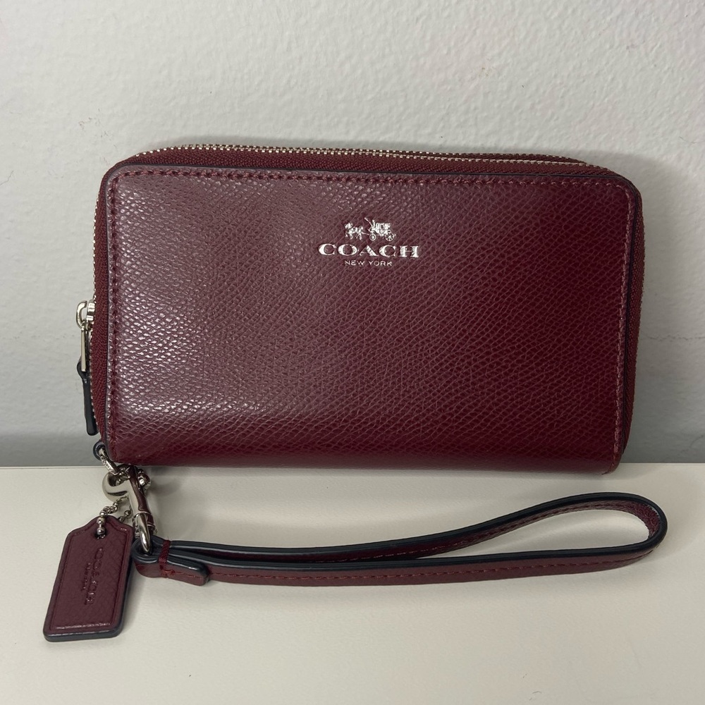 Coach Burgundy Wallet